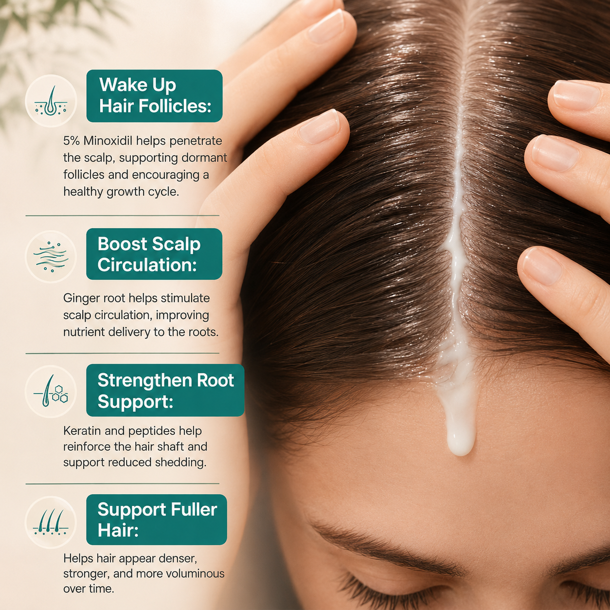 Minoxidil Hair Growth Scalp Massage Cream